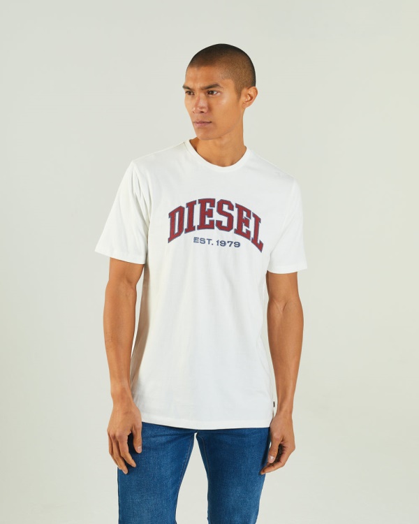 Diesel Ronnie Tee Dove Blue