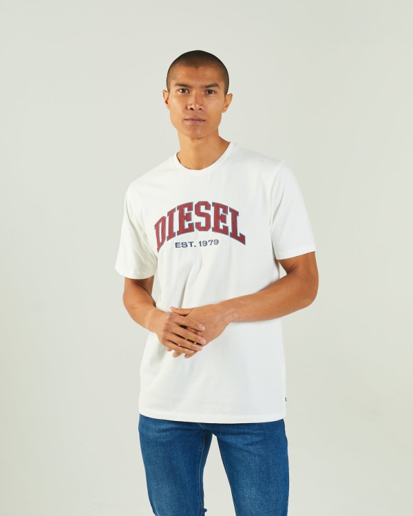 Diesel Ronnie Tee Dove Blue