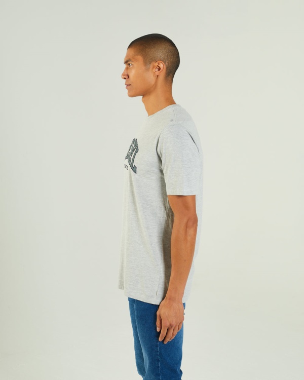 Ronnie Tee Blizzard Marl Diesel White