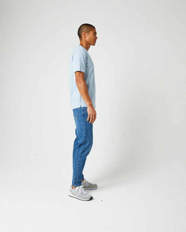 Diesel Dakota Tee Blue Fog Red