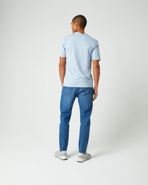 Diesel Dakota Tee Blue Fog Red