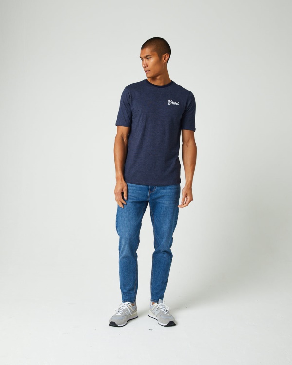 Diesel Dakota Tee Navy Blazer Pink