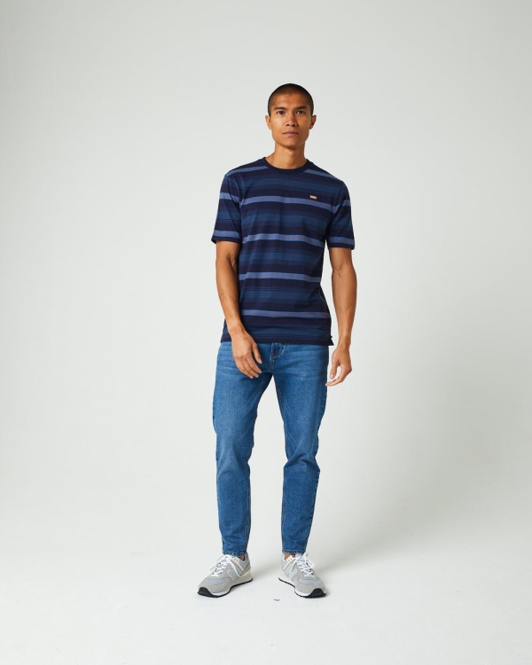 Keith Tee Navy Blazer Diesel White