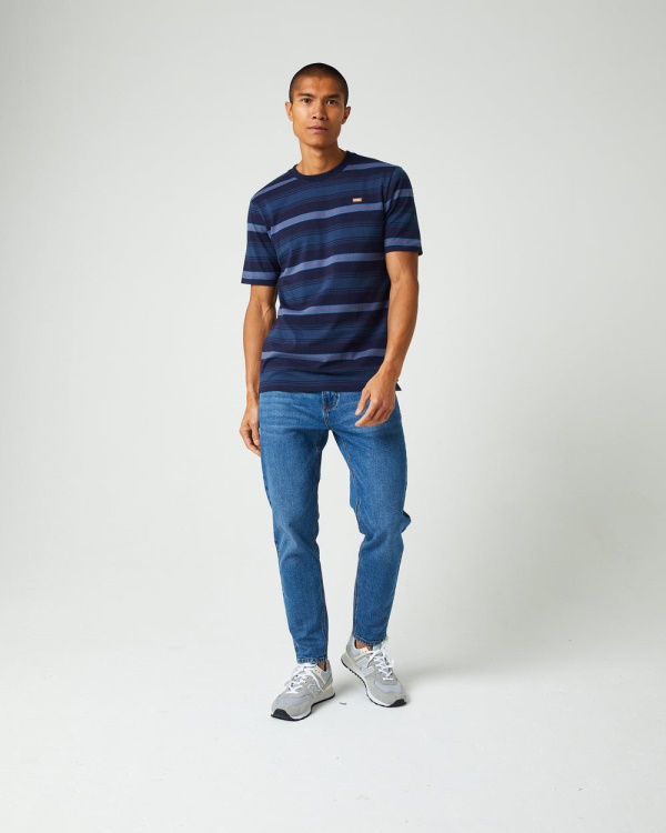 Keith Tee Navy Blazer Diesel White