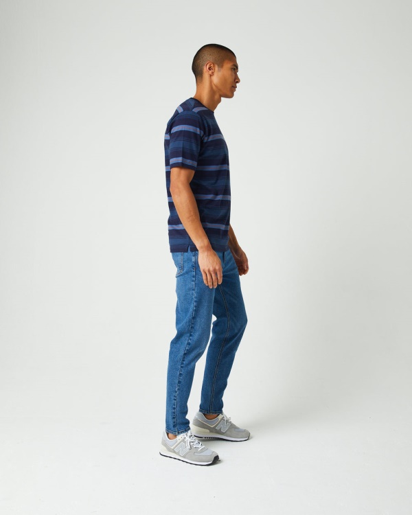 Keith Tee Navy Blazer Diesel White