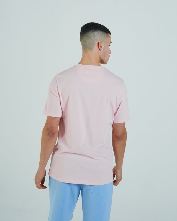 Diesel Shayne Tee Bermuda Pink Navy