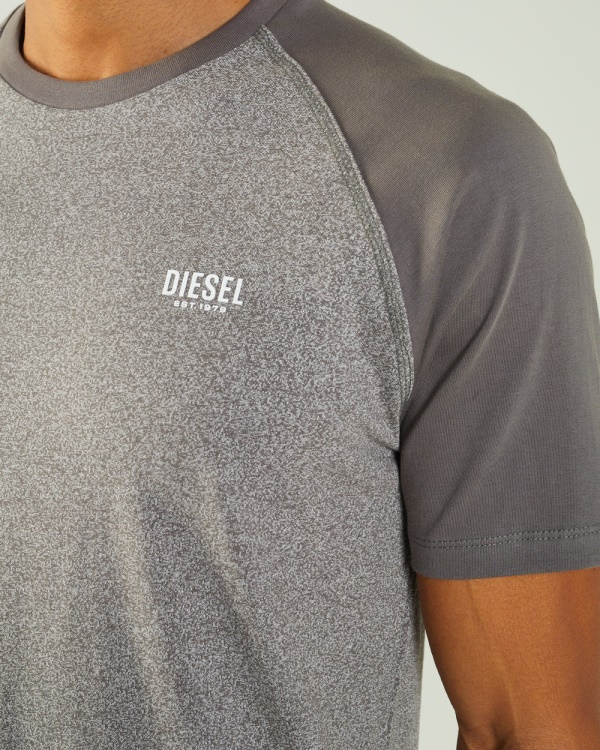 Diesel Raphael Tee Rock Climb Brown