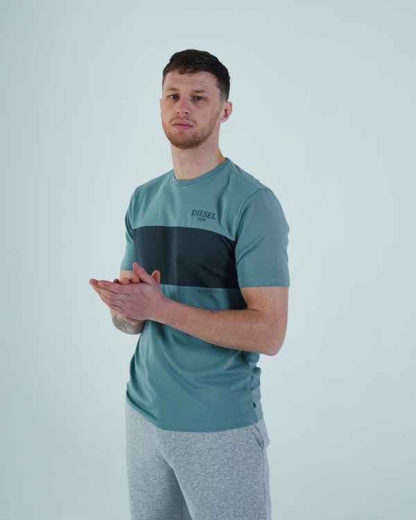 Grey Camille Tee Light Pond Diesel