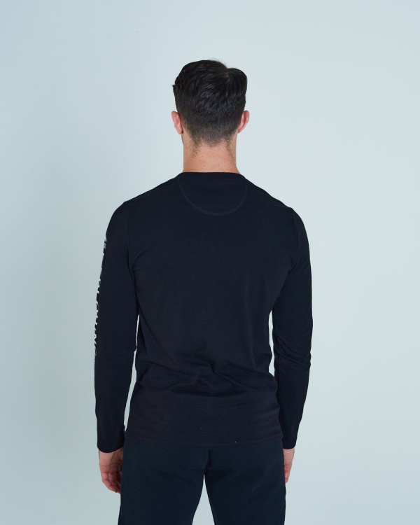 Bryson Ls Tee Black Diesel Navy