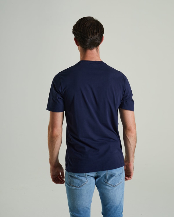 Black Diesel Penn Tee Navy Blazer