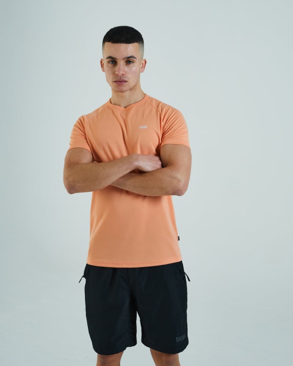 Diesel Aaro Tee Cosmic Coral Purple