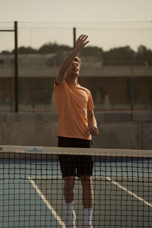 Diesel Aaro Tee Cosmic Coral Purple