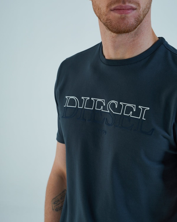 Yellow Diesel Caleb Tee Deep Pond