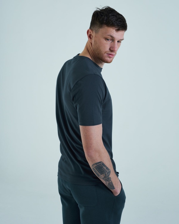 Yellow Diesel Caleb Tee Deep Pond