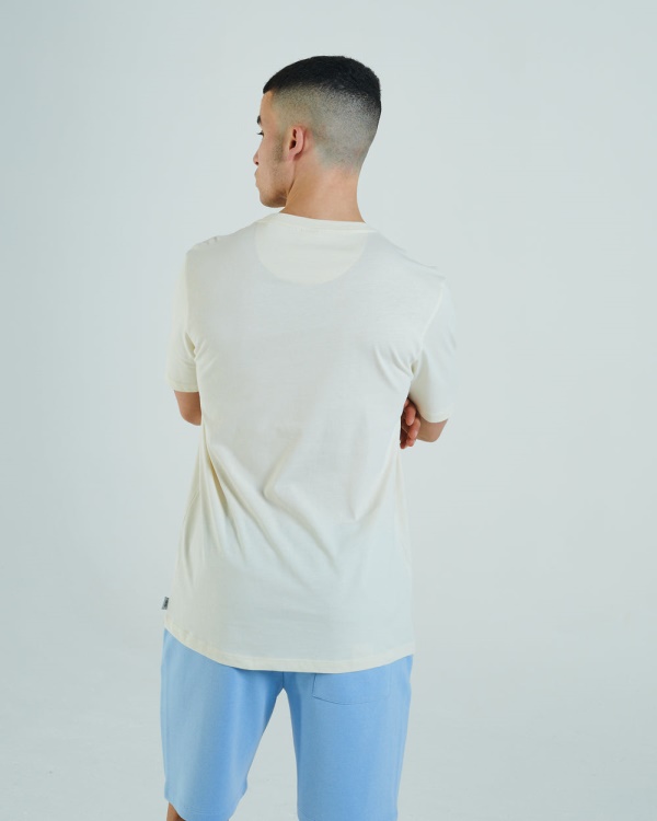 White Stuart Tee Mellow Yellow Diesel
