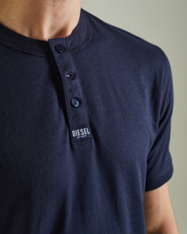 Diesel Kian Henley Navy Blazer White