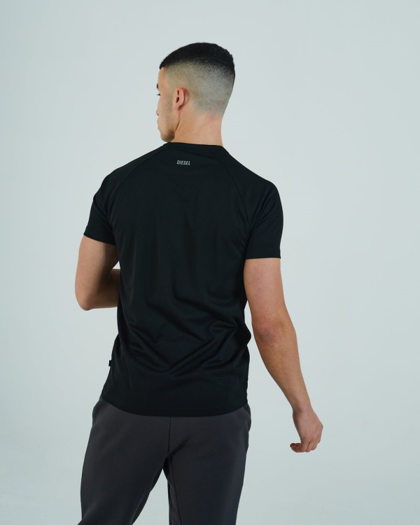 Diesel Aaro Tee New Black Red