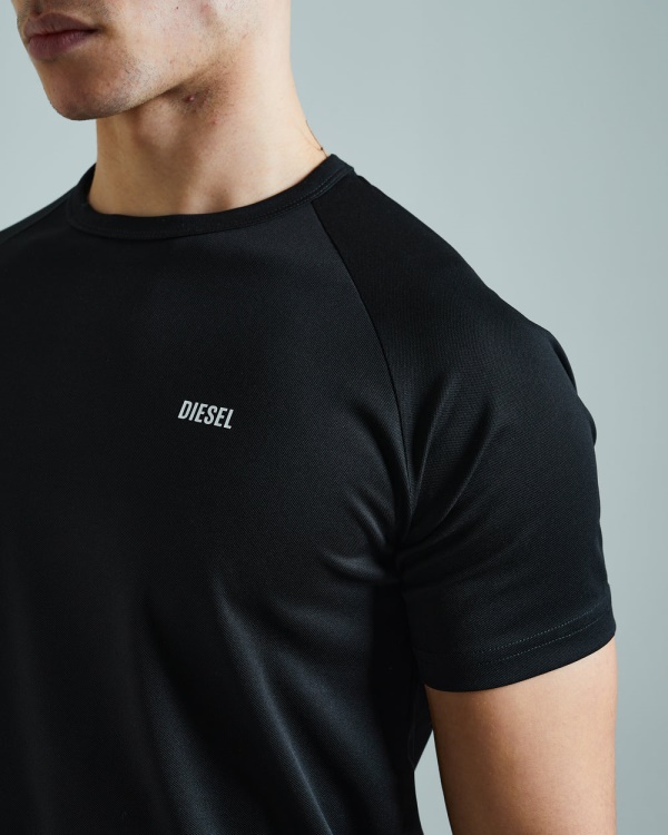 Diesel Aaro Tee New Black Red