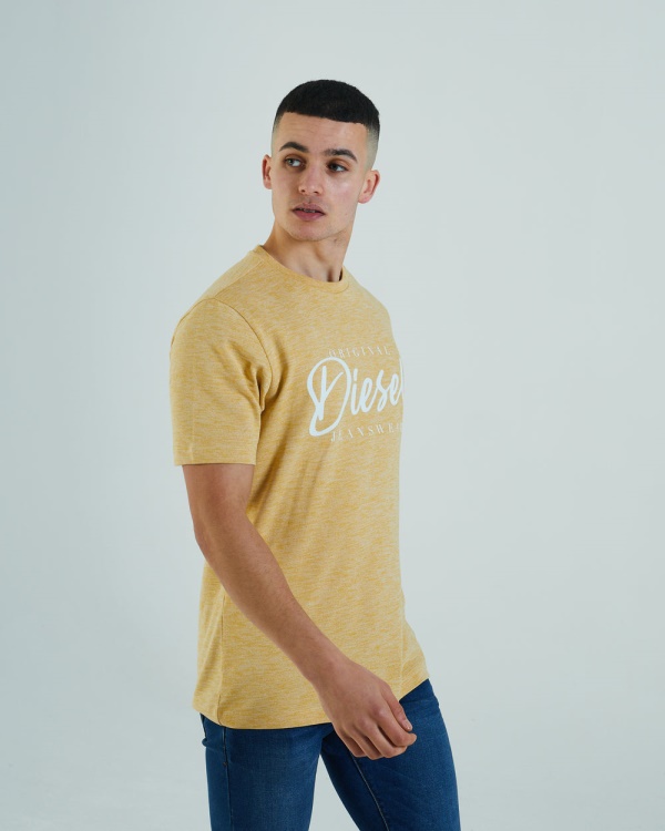 Duane Tee Ochre Diesel Black