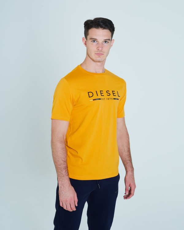 White Leyton Tee Autumn Glaze Diesel