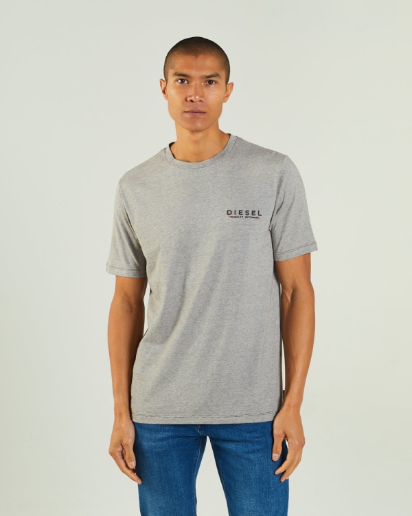 Diesel Freddie Tee Silt Stone Red