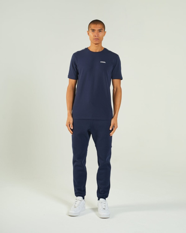 Hugo Tee Navy Blazer Diesel Red