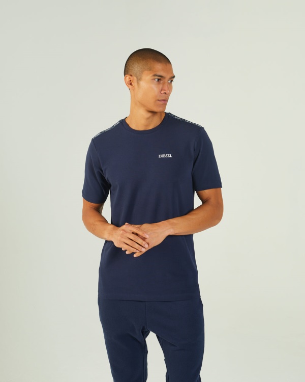 Hugo Tee Navy Blazer Diesel Red