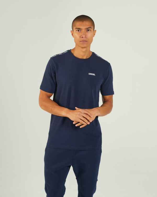 Hugo Tee Navy Blazer Diesel Red