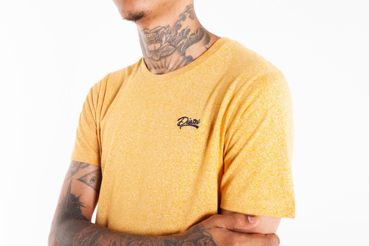 Basic Matt O Neck Tee Citrus Diesel Blue