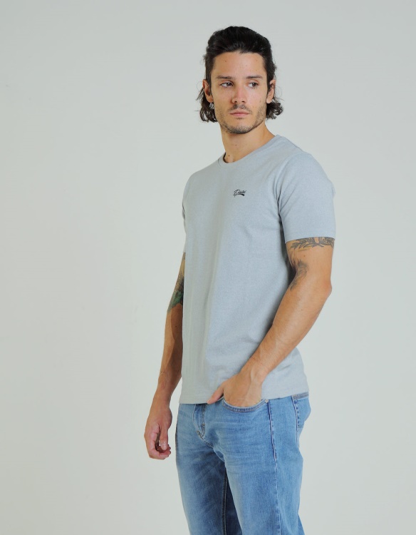 Purple Basic Matt O Neck Tee Arctic Grey Diesel