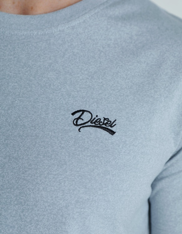 Purple Basic Matt O Neck Tee Arctic Grey Diesel