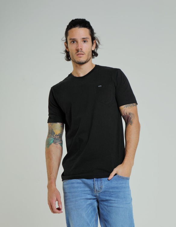Red Diesel Basic Brett Pocket Tee Black
