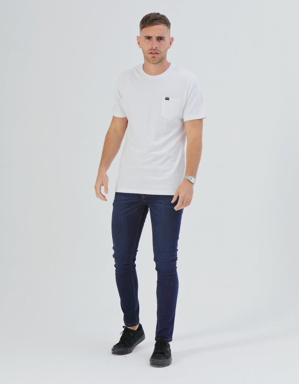 Basic Brett Pocket Tee Optic Diesel Black