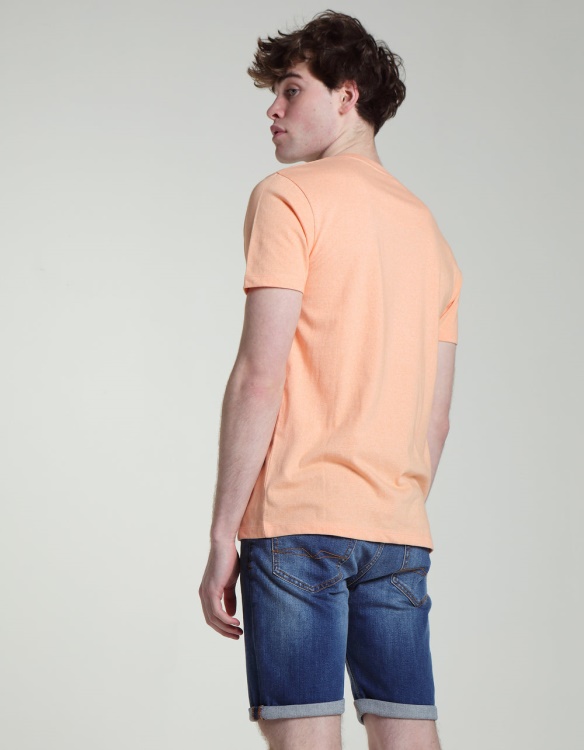 Basic Matt T-Shirt Coral Diesel Blue