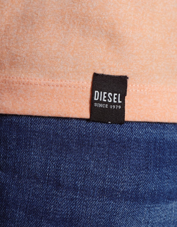 Basic Matt T-Shirt Coral Diesel Blue