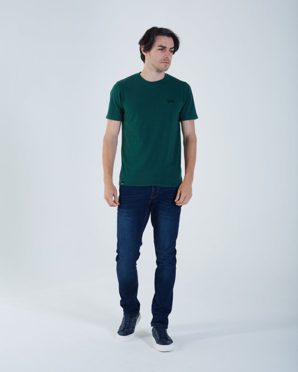 Diesel Basic O Neck Nordic Green Yellow