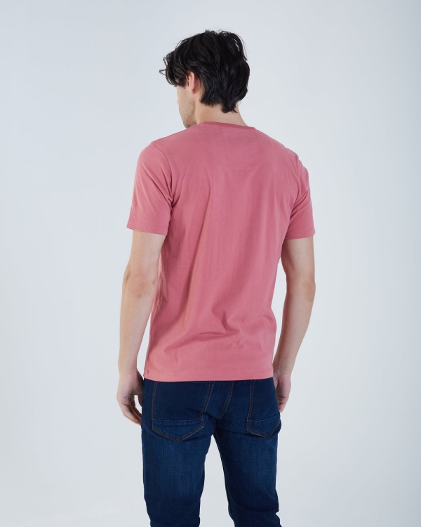 Green Basic Scott O Neck Tee Winterberry Diesel