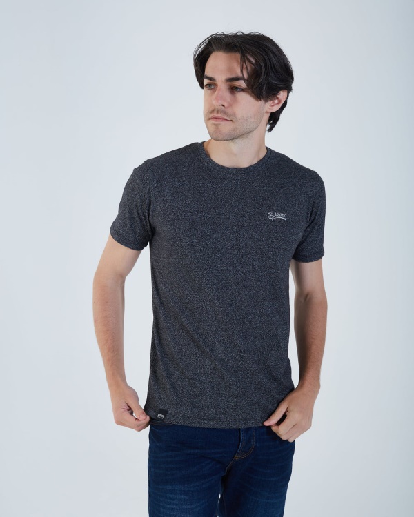 Diesel Basic Matt O Neck Black Pink