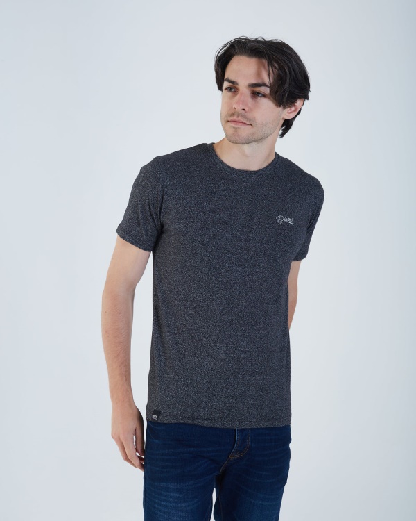 Diesel Basic Matt O Neck Black Pink