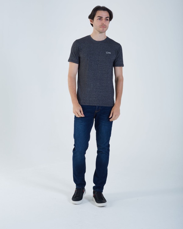 Diesel Basic Matt O Neck Black Pink