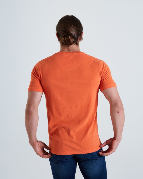 Basic Scott V Neck Tee Tigerlily Diesel Pink