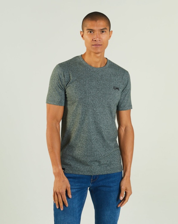 Brown Diesel Basic Matt O Neck Pine Green