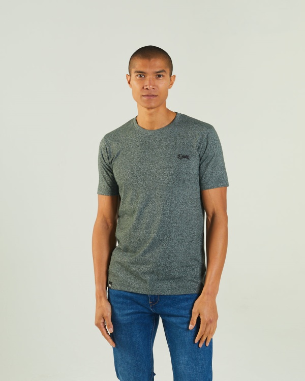 Brown Diesel Basic Matt O Neck Pine Green