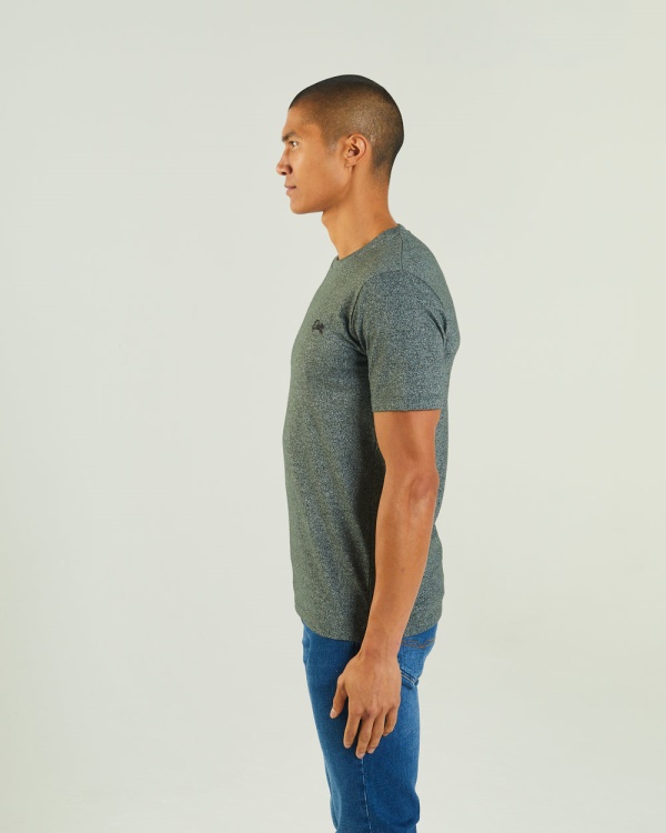 Brown Diesel Basic Matt O Neck Pine Green