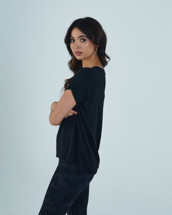 Diesel Lake T-Shirt Black Pink