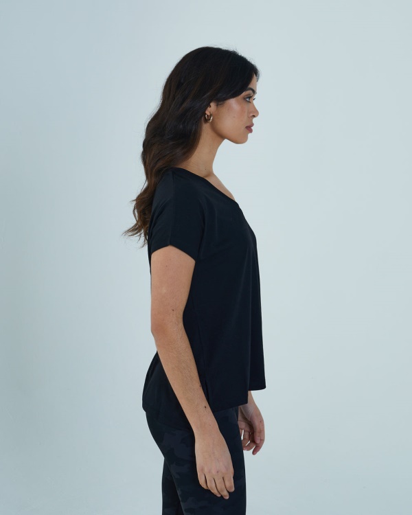 Diesel Lake T-Shirt Black Pink