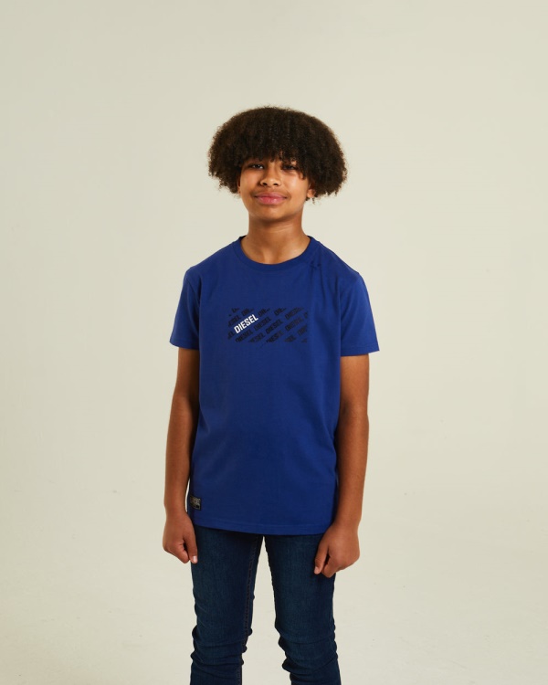 Blue Tafty Tee Cobalt Diesel