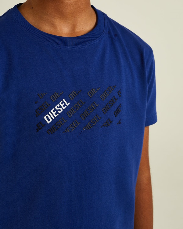Blue Tafty Tee Cobalt Diesel
