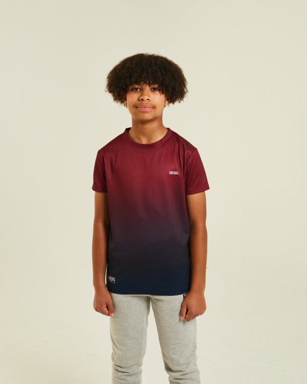 Diesel Myles Tee Red/Navy