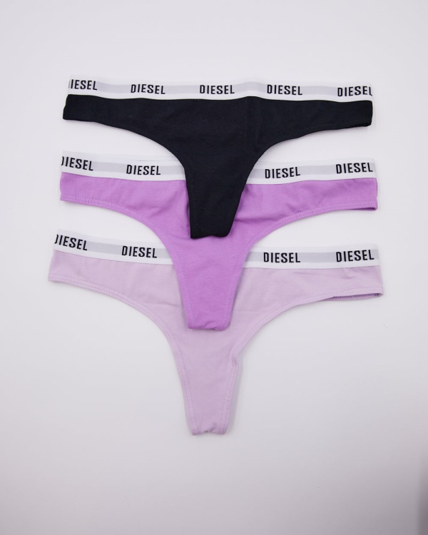 Purple Aubrey 3 Pack Thong Diesel